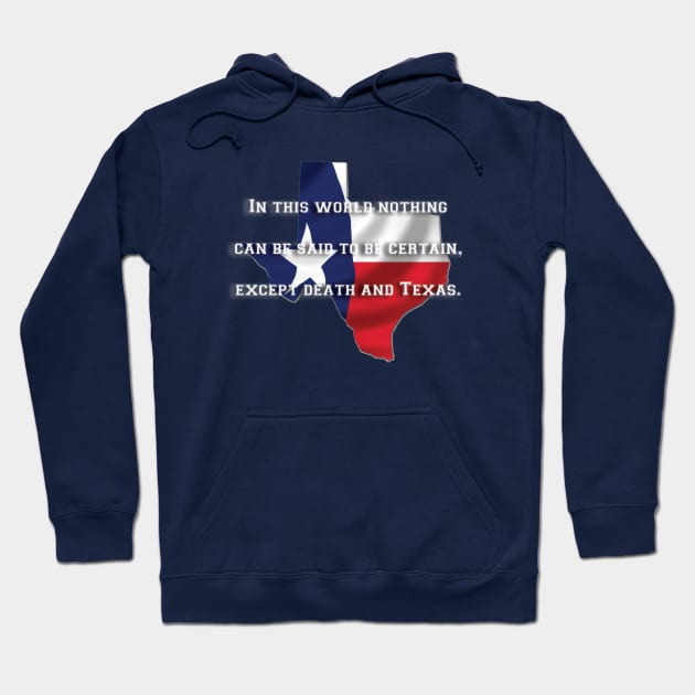 Death and Texas State backdrop Hoodie by pasnthroo